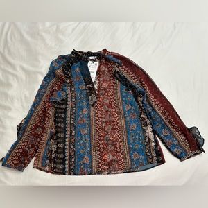 Zara Boho Blouse NEW